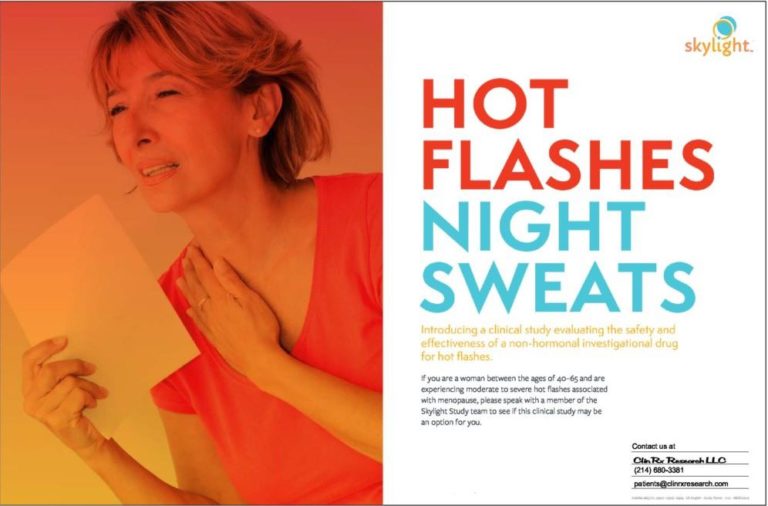 new research hot flashes